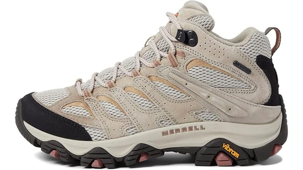 waterproof hiking boot for women - Merrell Womens Moab 3 Mid Waterproof Hiking Boot